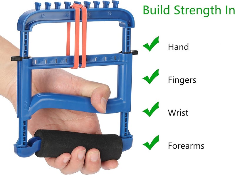 YPCBYNBS Hand Exerciser,Strength Training Grip Strengthener for Physcial Therapy,Blue - Image 4